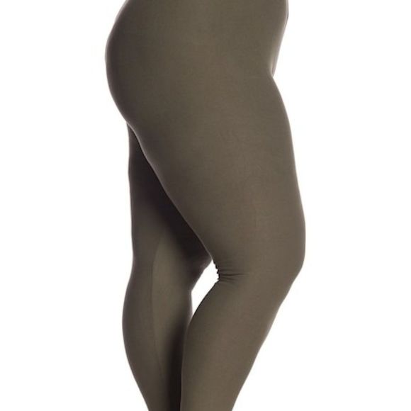 Derek Heart Brushed Jersey Leggings - Picture 3 of 6